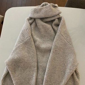 Zara Oversized Turtleneck Sweater Dress